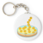 Petri Dish Tower Keychain