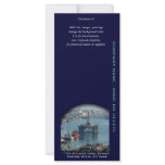Petroleum customisable oil drilling rig watercolor rack cards