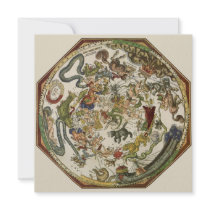 Petrus Apianus Celestial Map, 1540