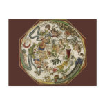 Petrus Apianus Celestial Map, 1540 postcards
