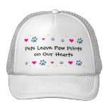 Pets Leave Paw Prints on Our Hearts Hats