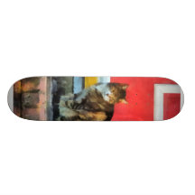 Pets - Tabby Cat by Red Door Skate Board Deck