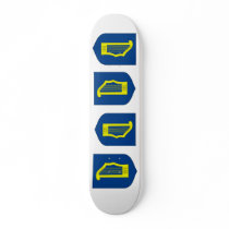 Petserimaa and Setumaa, Estonia Custom Skate Board