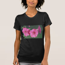 Petunias Pink flowers Tee Shirts