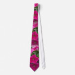"Petunias Pink Raspberry" Tie