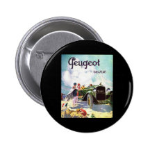 Peugeot Pinback Button