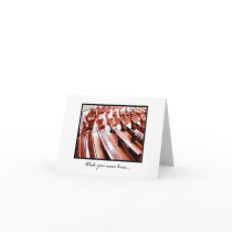 Pews (light) Note Card