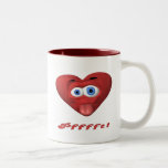 Pfffft! Heart Face Mugs