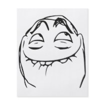 PFFTCH Laughing Rage Face Comic Meme Personalised Flyer