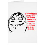 Pfftch Rage Face Greeting Cards