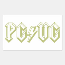 PG/VG Green Stickers