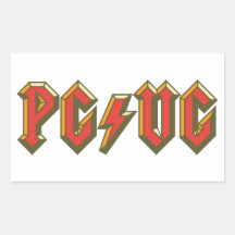 PG/VG RECTANGLE STICKER