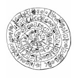 Phaistos disc t-shirts