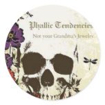 Phallic Tendencies Round Sticker