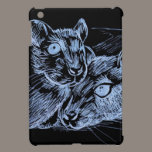 phantom rats cuddle ipad mini cases