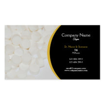 Pharmaceutical tablets medical Practitioner's Business Card