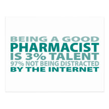 Pharmacist 3% Talent Post Card