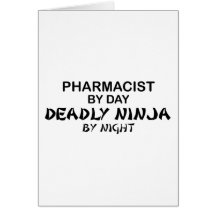 Pharmacist Deadly Ninja by Night Card