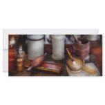 Pharmacist - Equipment for making pills  Rack Card Design