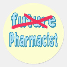 Pharmacist Graduation Products Round Stickers