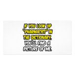 Pharmacist In Dictionary...My Picture Personalised Photo Card