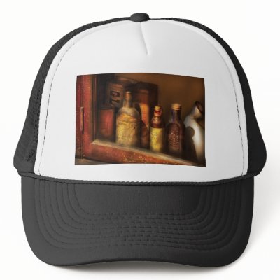 Pharmacist - Mircle Tonics Trucker Hats by suburbanscenes