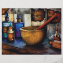 Pharmacist - Mortar and Pestle Personalised Flyer