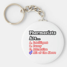 Pharmacist Quiz...Joke Key Chain