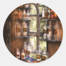 Pharmacist - Various Potions Round Stickers