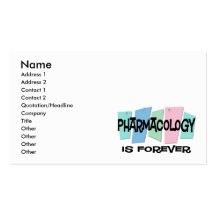 Pharmacology Is Forever Business Card Template
