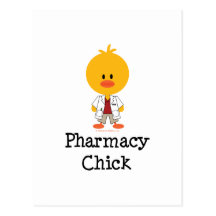 Pharmacy Chick Postcard