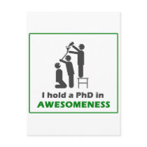 PhD in Awesomeness Postcards
