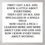 PHD joke posters
