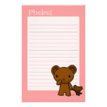 Phebe Writing Pad Customized Stationery
