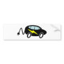 PHEV car bolt and plug Bumper Sticker