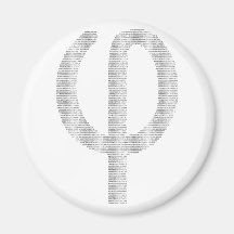 Phi (Golden Ratio) Fridge Magnets
