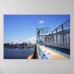Philadelphia over the bridge print