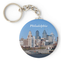 Philadelphia Skyline, Closeup Keychain