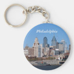 Philadelphia Skyline, Closeup Keychain