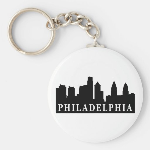 Philadelphia Skyline Keychain