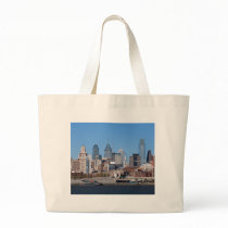 Philadelphia Skyline, Medium View Canvas Bag