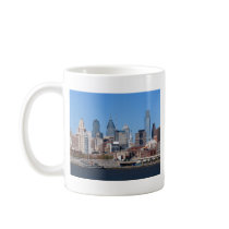 Philadelphia Skyline, Medium View Coffee Mug