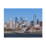 Philadelphia Skyline, Medium View postcards