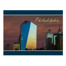 Philadelphia Skyline Postcard