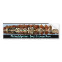 Philadelphia's Boat House Row bumper sticker.. bumper stickers