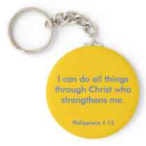 Philippians 4:13 key chain