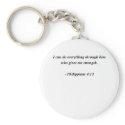 PHILIPPIANS 4:13 keychains