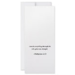 PHILIPPIANS 4:13 CUSTOM RACK CARD
