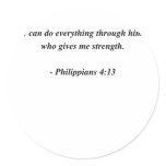 PHILIPPIANS 4:13 stickers