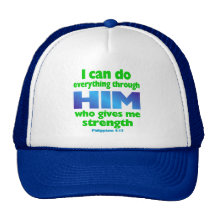 PHILIPPIANS 4 13 TRUCKER HAT
